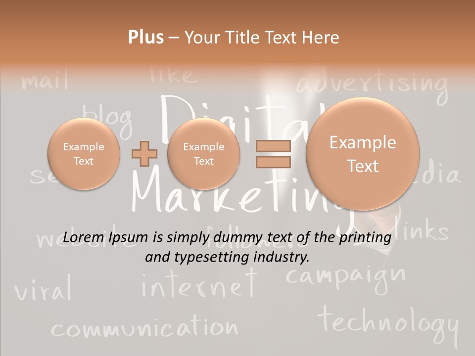Seo Pen Communicate PowerPoint Template