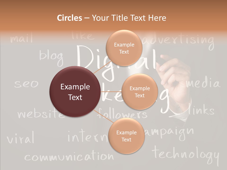 Seo Pen Communicate PowerPoint Template