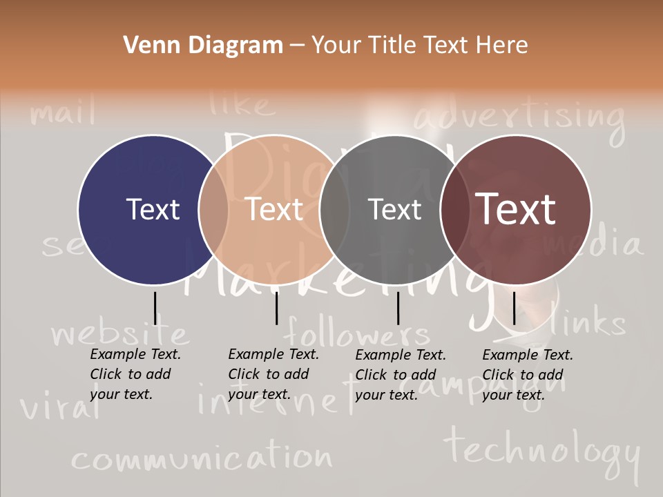 Seo Pen Communicate PowerPoint Template