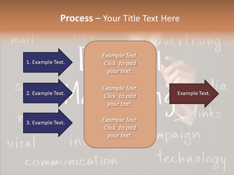 Seo Pen Communicate PowerPoint Template