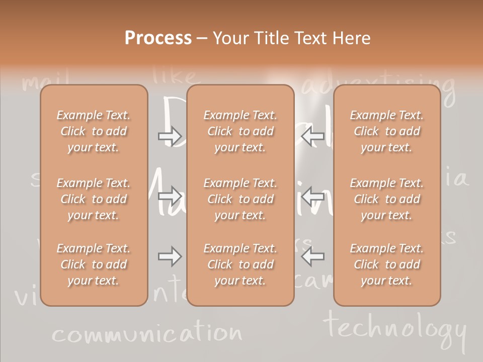 Seo Pen Communicate PowerPoint Template