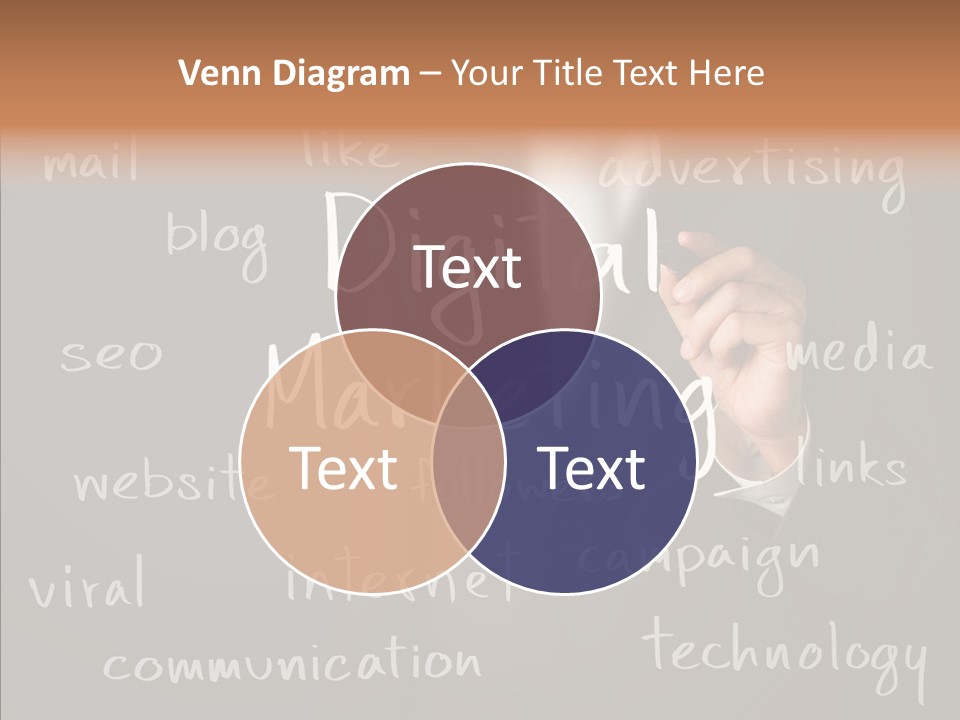 Seo Pen Communicate PowerPoint Template