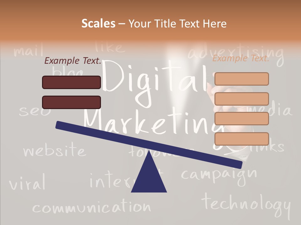Seo Pen Communicate PowerPoint Template
