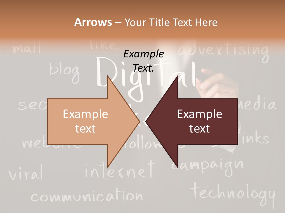 Seo Pen Communicate PowerPoint Template