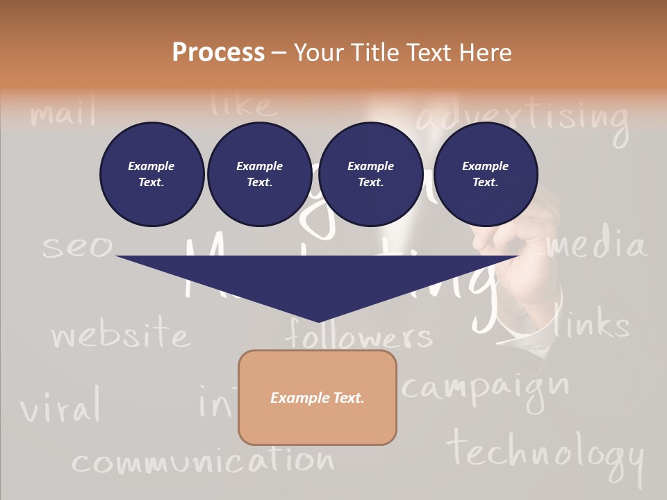Seo Pen Communicate PowerPoint Template