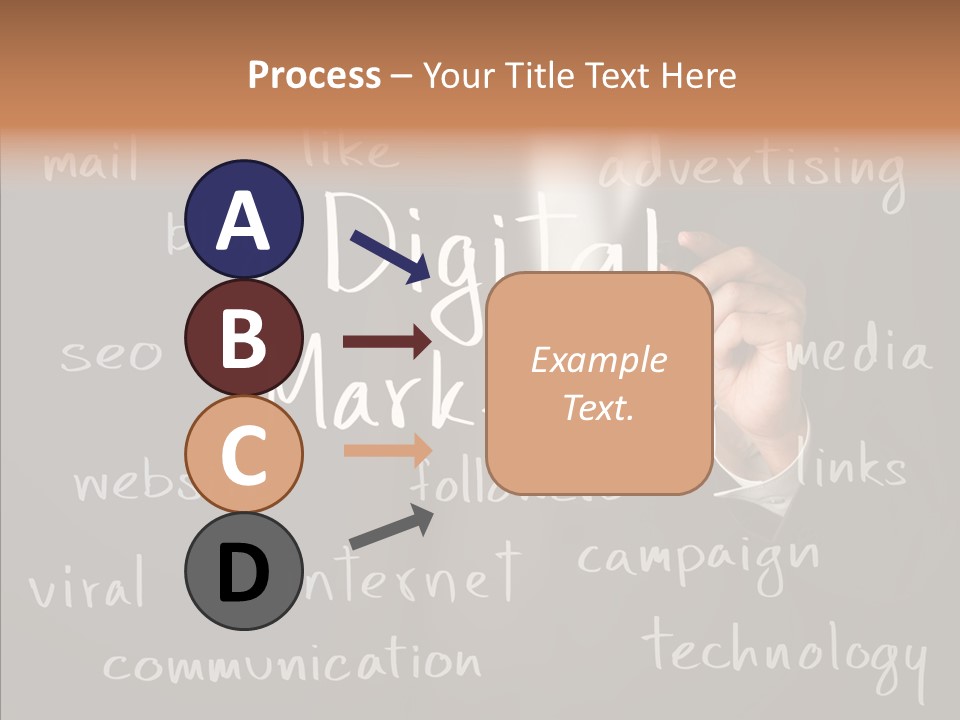 Seo Pen Communicate PowerPoint Template