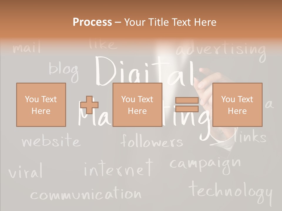 Seo Pen Communicate PowerPoint Template