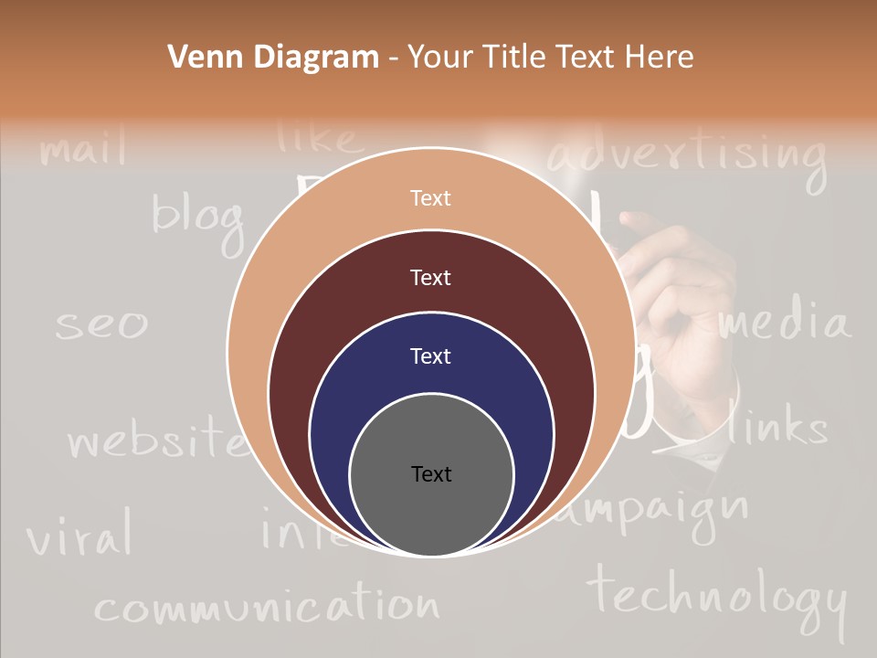 Seo Pen Communicate PowerPoint Template