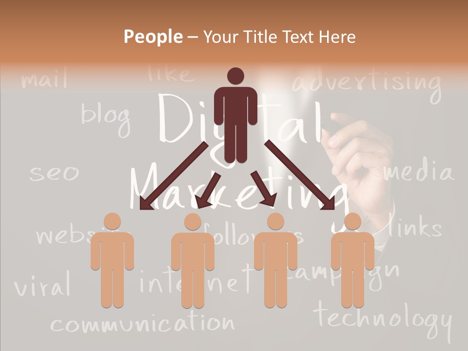 Seo Pen Communicate PowerPoint Template