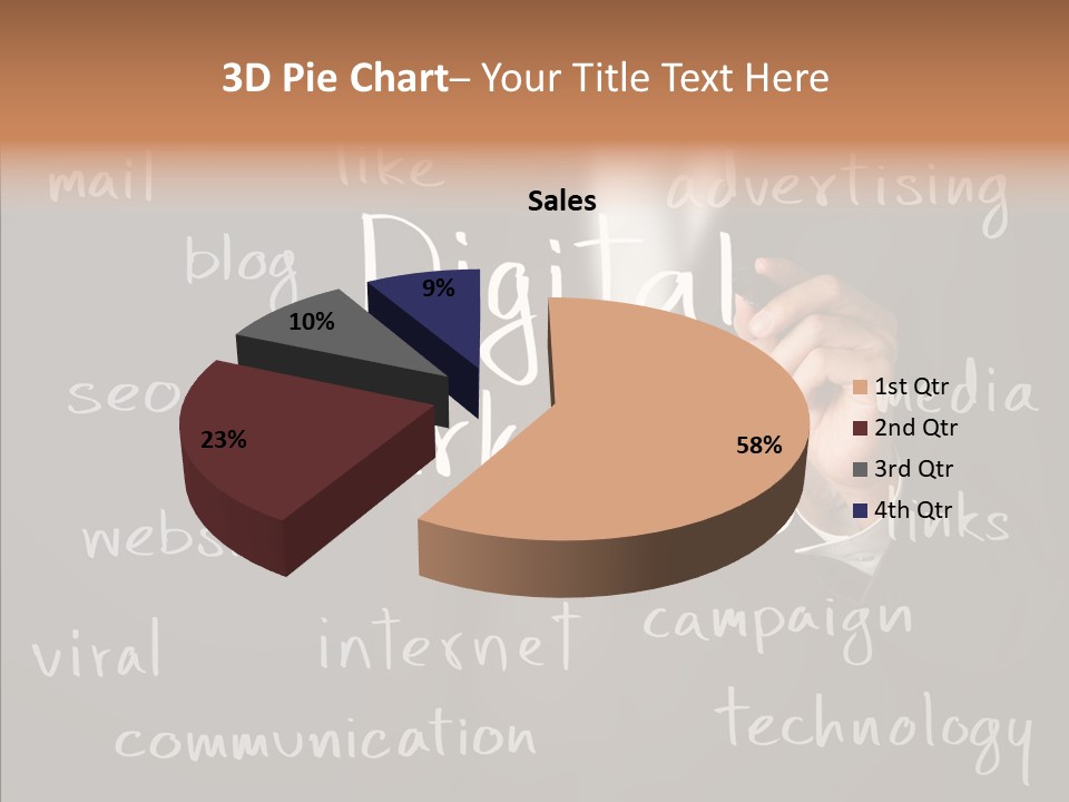 Seo Pen Communicate PowerPoint Template