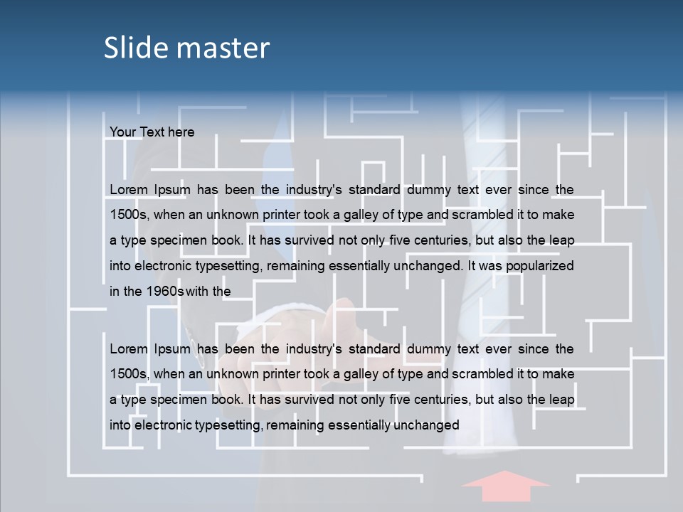 Man Achieve Experience PowerPoint Template