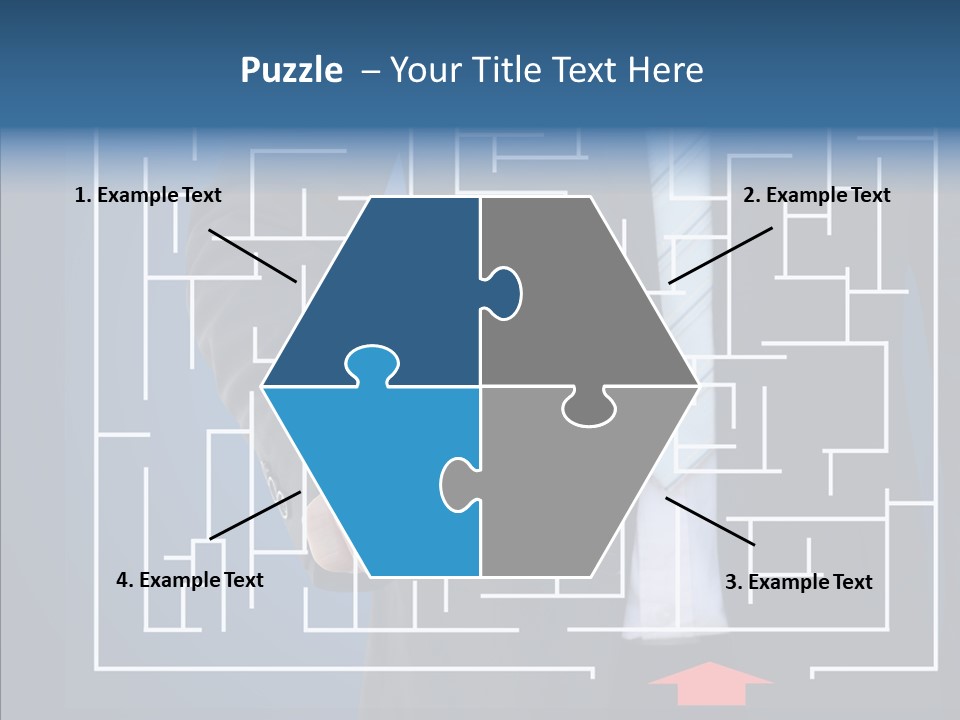 Man Achieve Experience PowerPoint Template