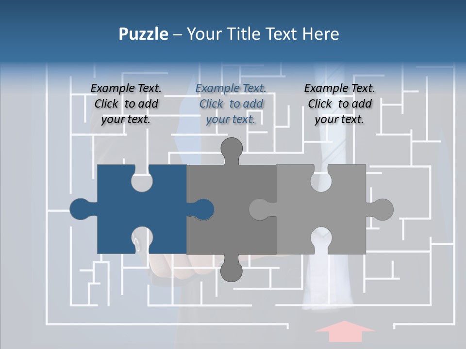 Man Achieve Experience PowerPoint Template