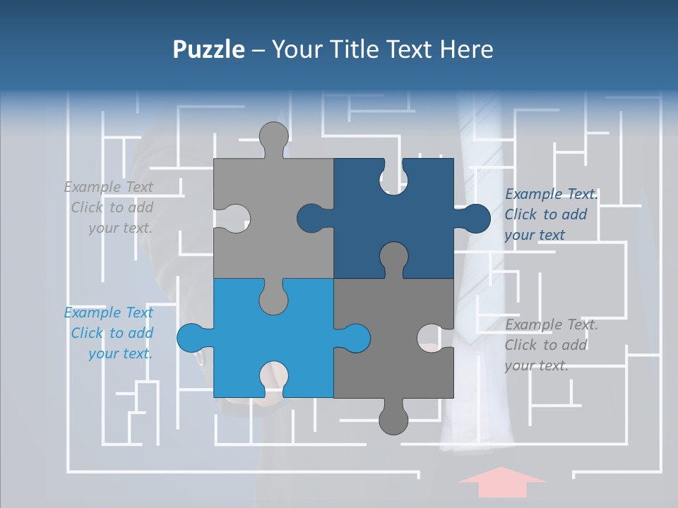 Man Achieve Experience PowerPoint Template