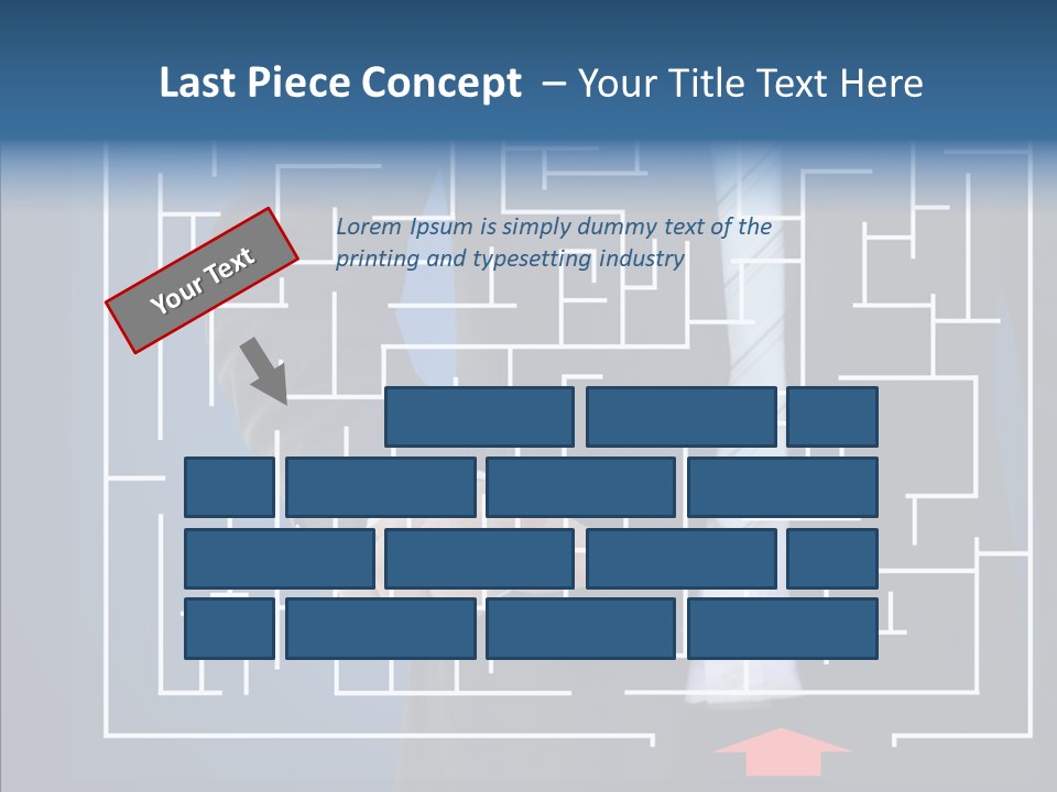 Man Achieve Experience PowerPoint Template