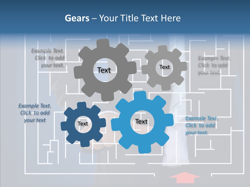 Man Achieve Experience PowerPoint Template