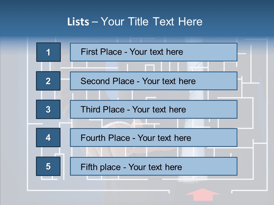 Man Achieve Experience PowerPoint Template