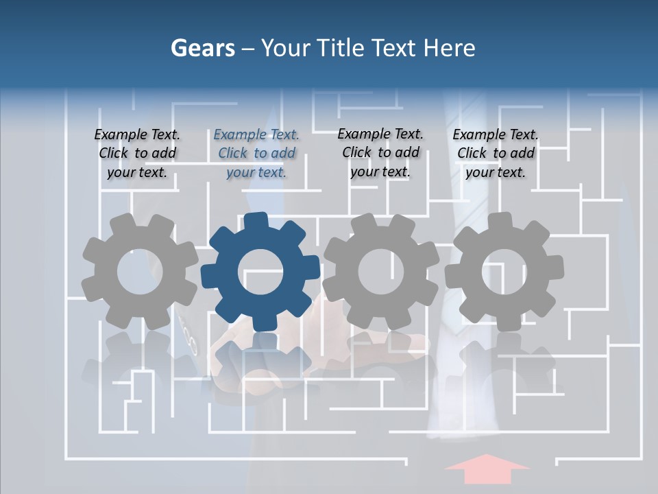 Man Achieve Experience PowerPoint Template