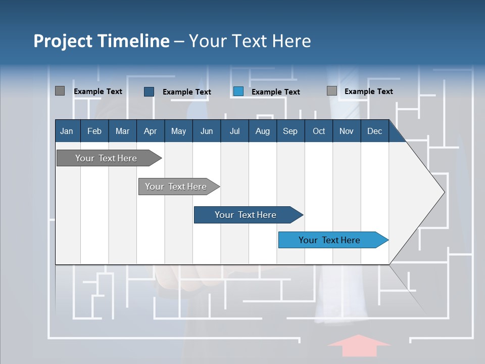 Man Achieve Experience PowerPoint Template