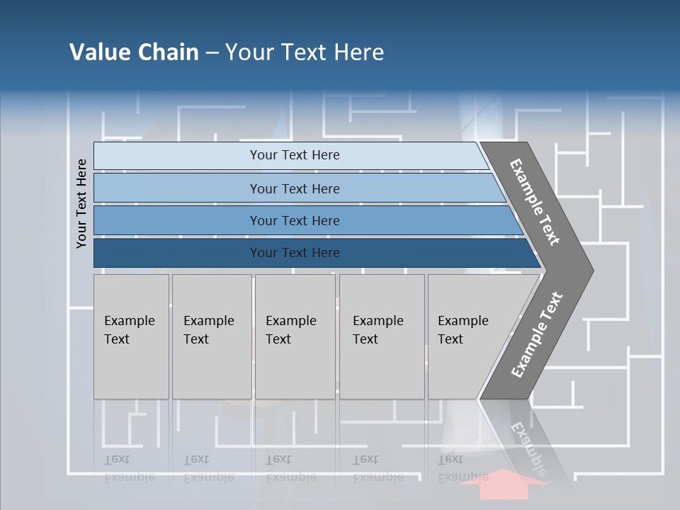 Man Achieve Experience PowerPoint Template