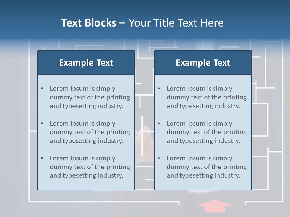 Man Achieve Experience PowerPoint Template