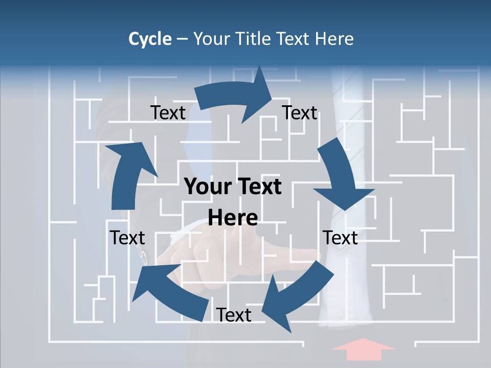 Man Achieve Experience PowerPoint Template