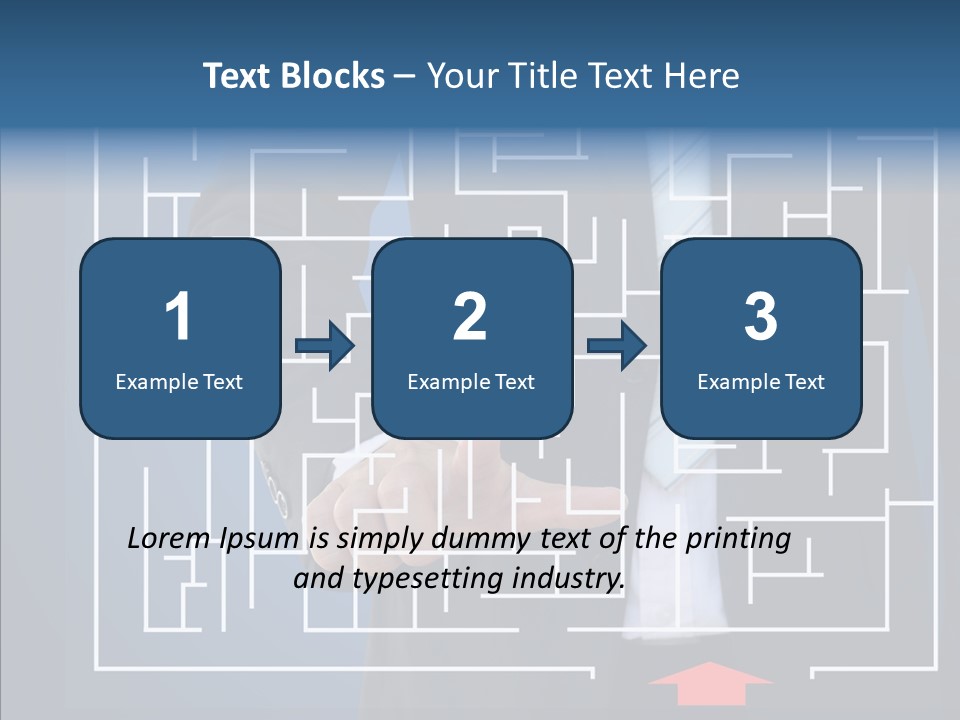 Man Achieve Experience PowerPoint Template