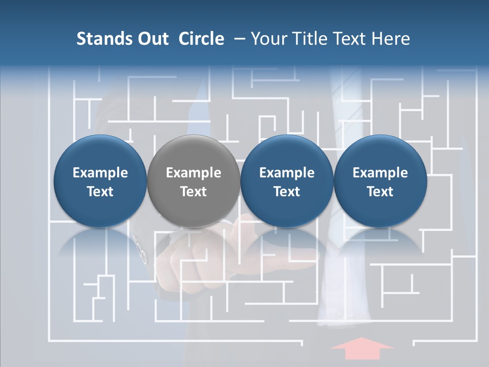 Man Achieve Experience PowerPoint Template