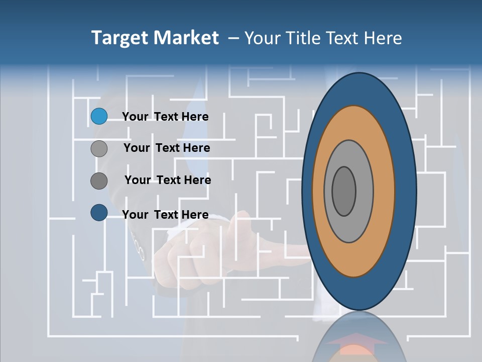 Man Achieve Experience PowerPoint Template