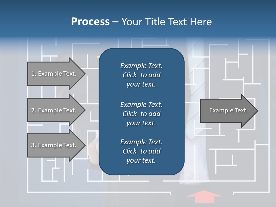 Man Achieve Experience PowerPoint Template