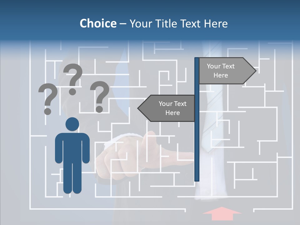 Man Achieve Experience PowerPoint Template