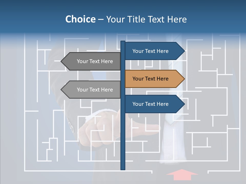 Man Achieve Experience PowerPoint Template