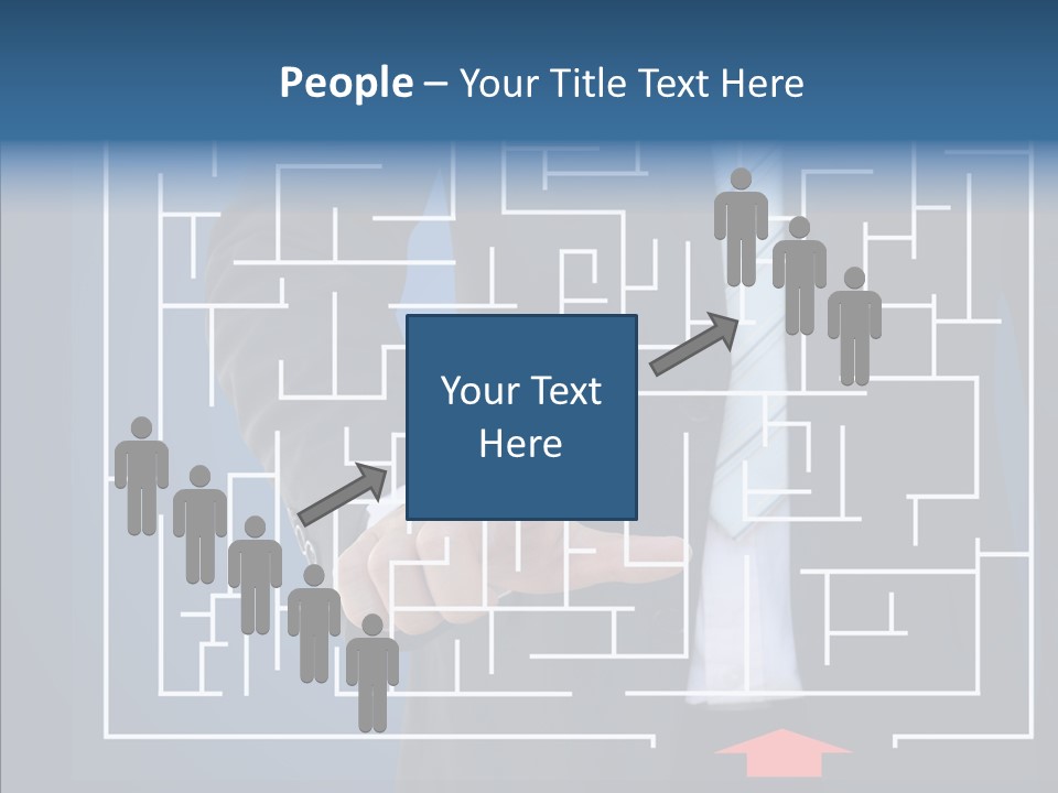 Man Achieve Experience PowerPoint Template