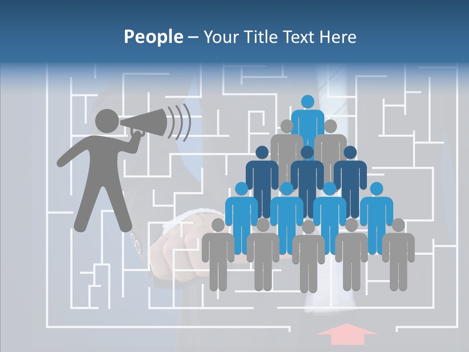 Man Achieve Experience PowerPoint Template