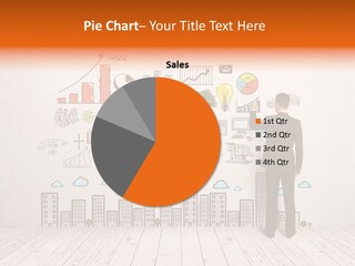 Suit Background Drawing PowerPoint Template