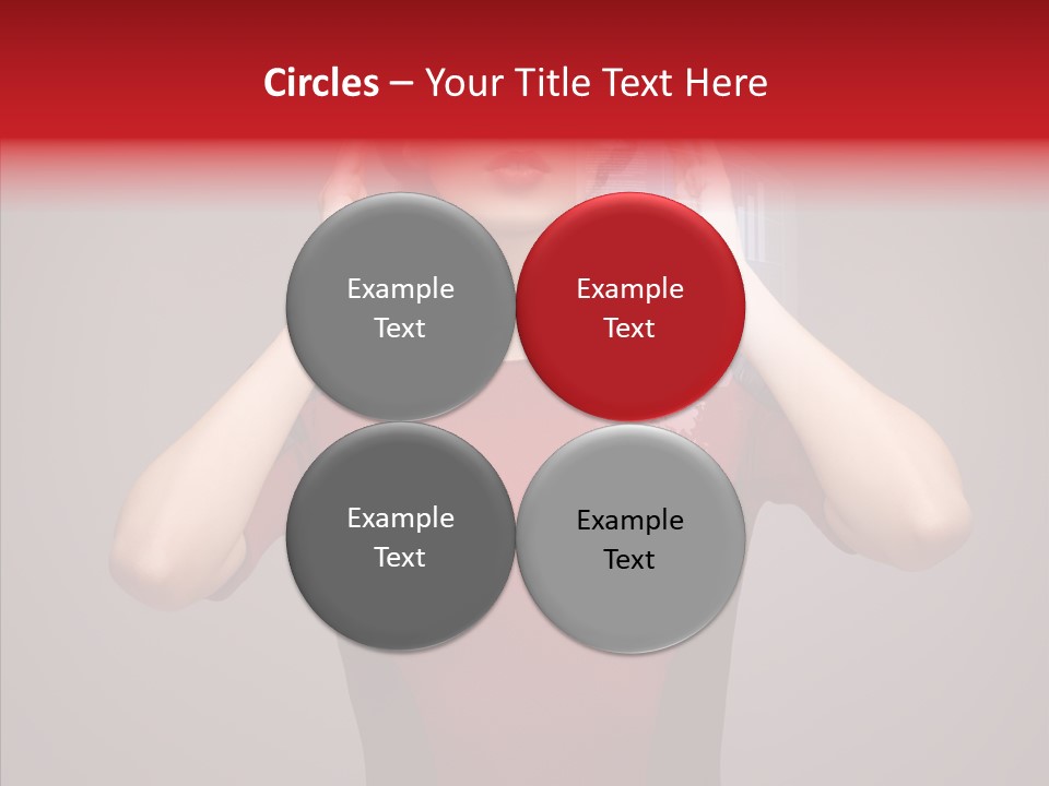 Touch Button Pretty PowerPoint Template