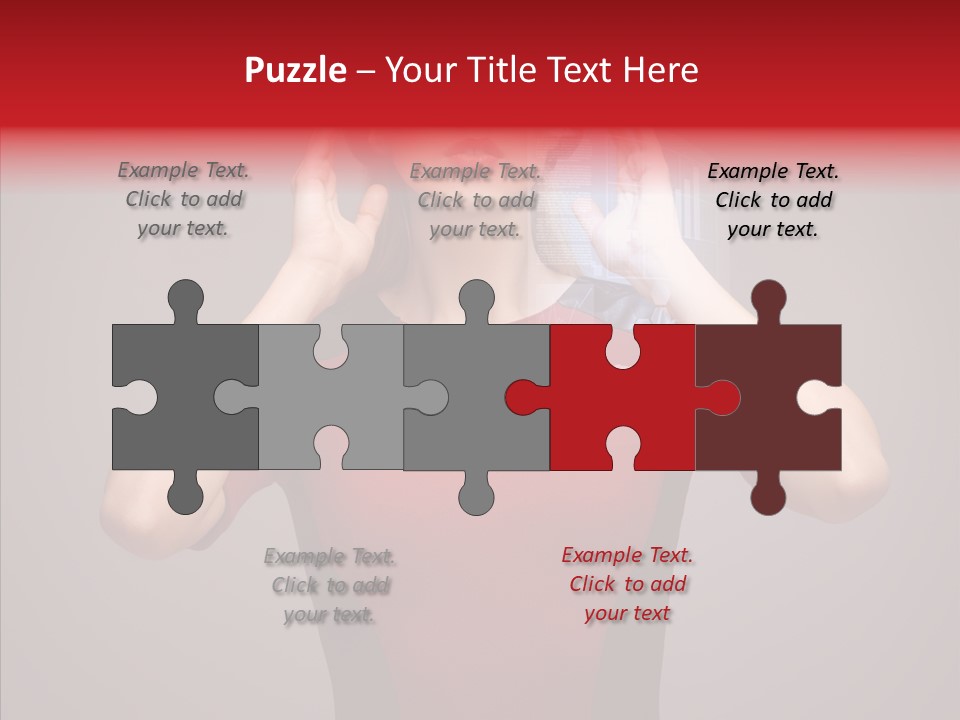 Touch Button Pretty PowerPoint Template