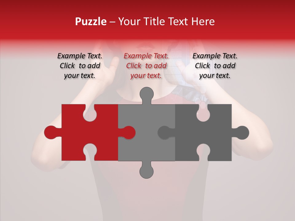 Touch Button Pretty PowerPoint Template