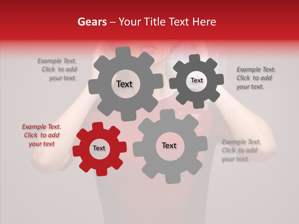 Touch Button Pretty PowerPoint Template