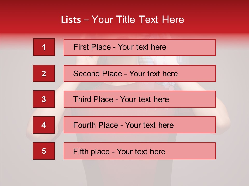 Touch Button Pretty PowerPoint Template