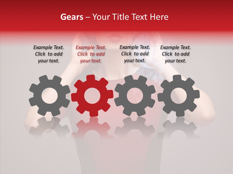 Touch Button Pretty PowerPoint Template