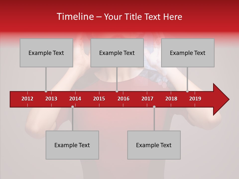 Touch Button Pretty PowerPoint Template