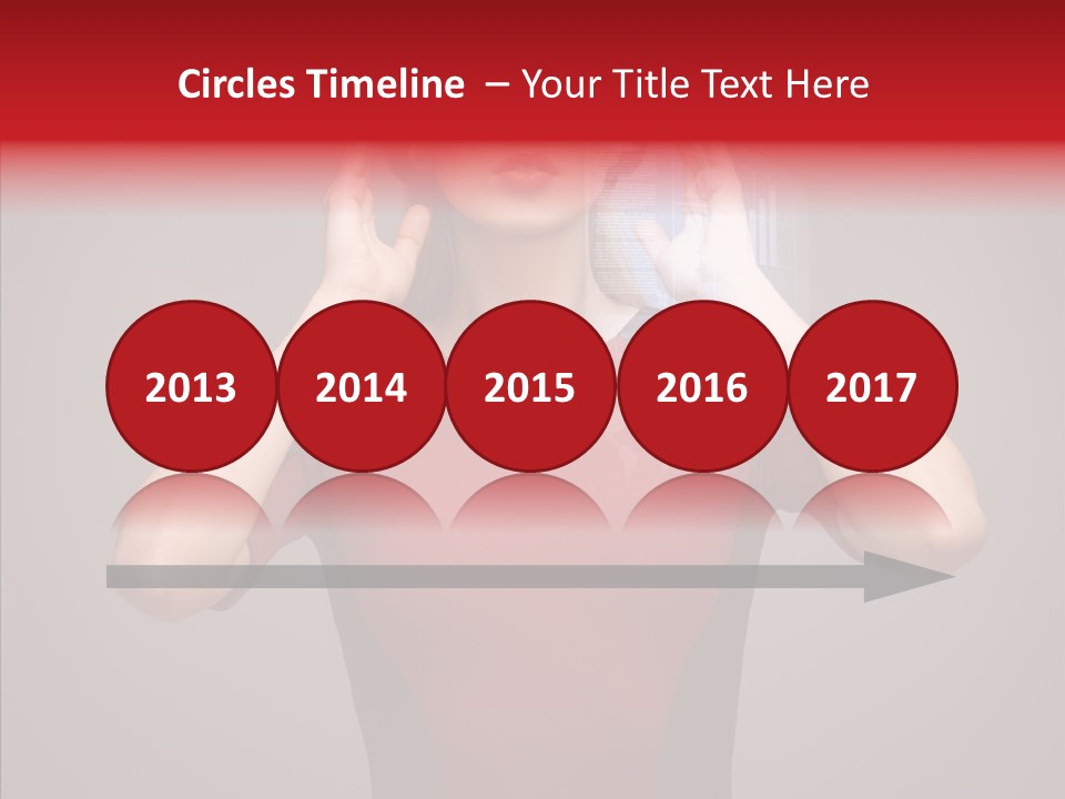 Touch Button Pretty PowerPoint Template