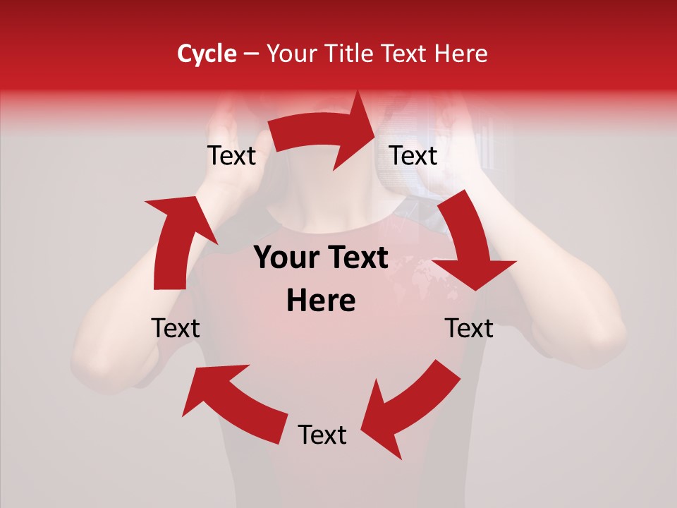 Touch Button Pretty PowerPoint Template