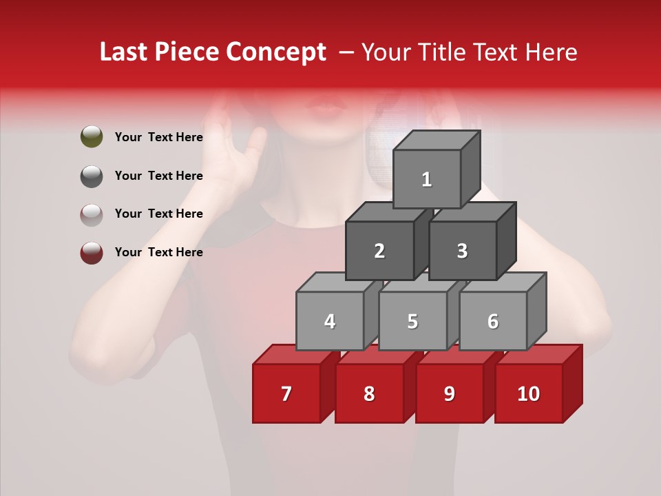 Touch Button Pretty PowerPoint Template