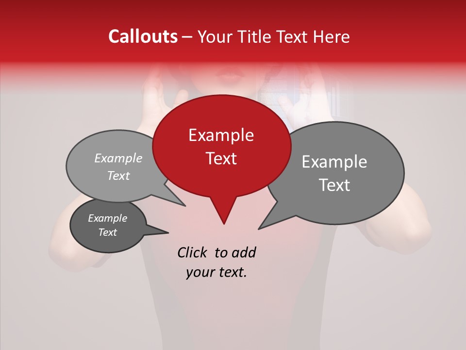 Touch Button Pretty PowerPoint Template