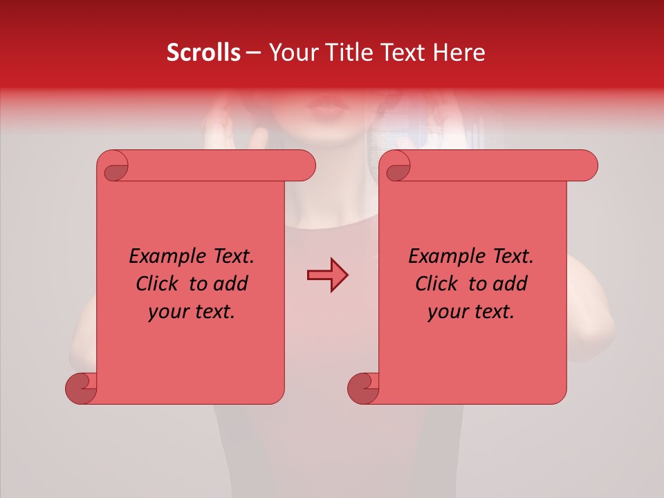 Touch Button Pretty PowerPoint Template