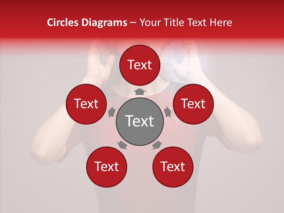 Touch Button Pretty PowerPoint Template