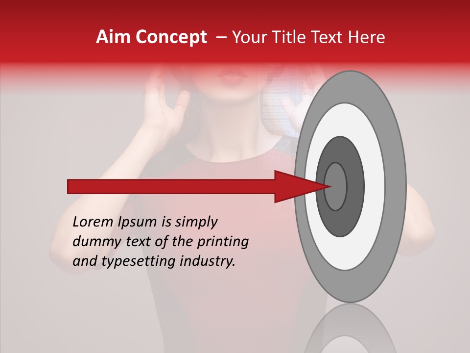 Touch Button Pretty PowerPoint Template