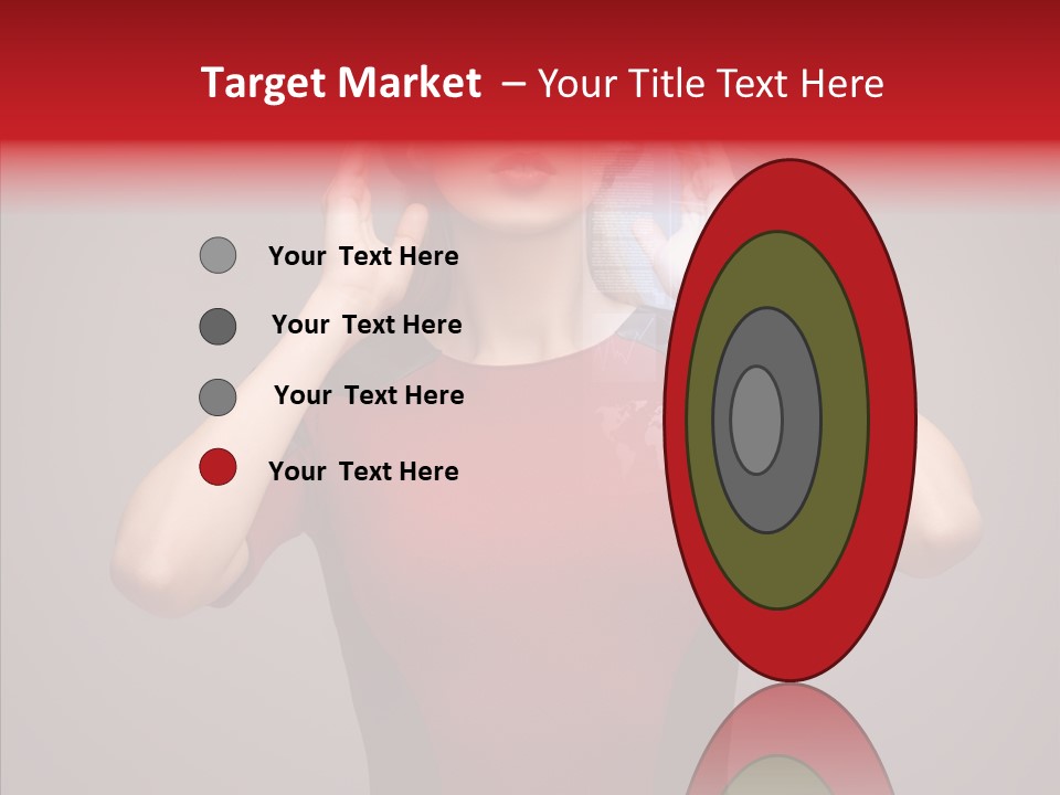 Touch Button Pretty PowerPoint Template